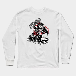 Monkey parrot Long Sleeve T-Shirt